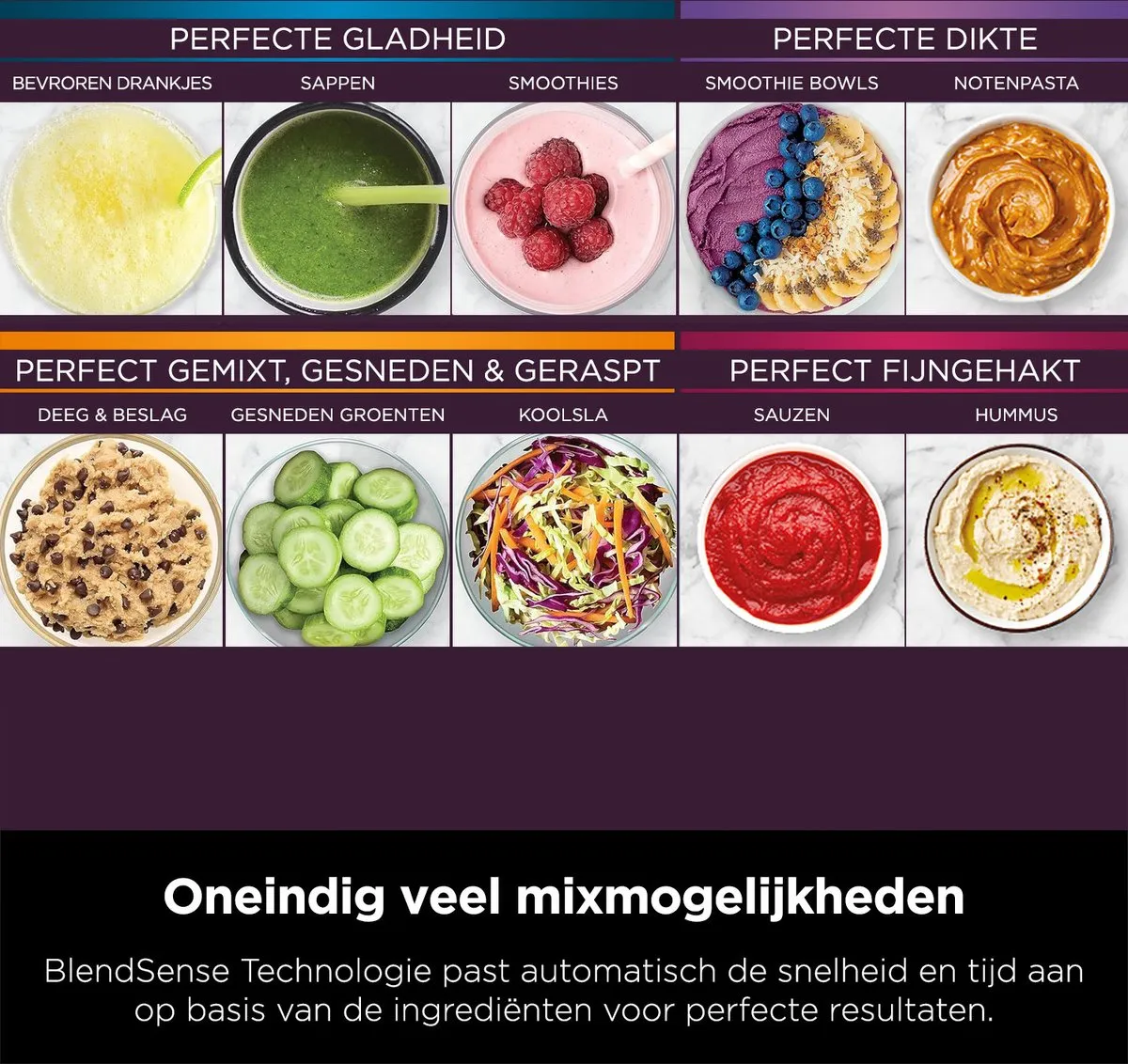 Ninja Detect 3-in-1 TB401EU Foodprocessor - 1200W - Zwart