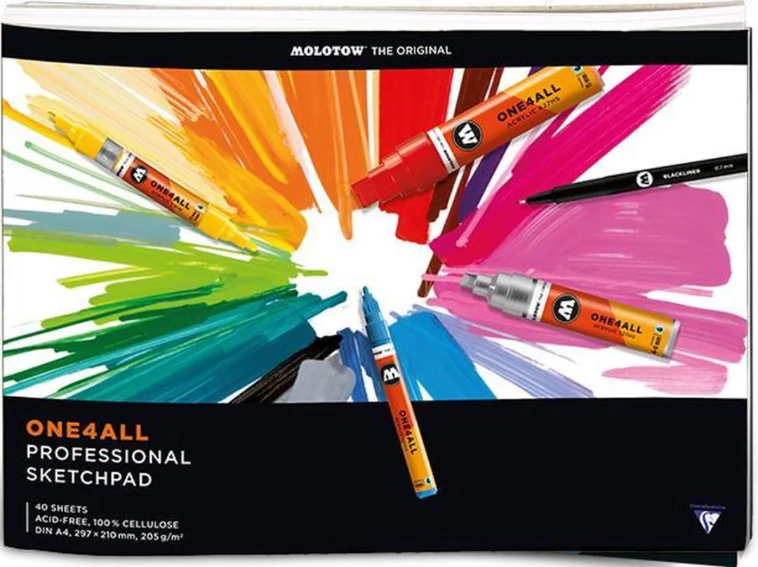 Molotow ONE4ALL Professional Sketchpad A4