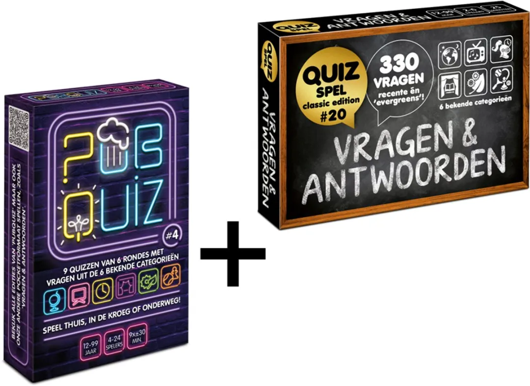 Pubquiz #4 & Party Quiz Combi-Deal - 528 Vragen