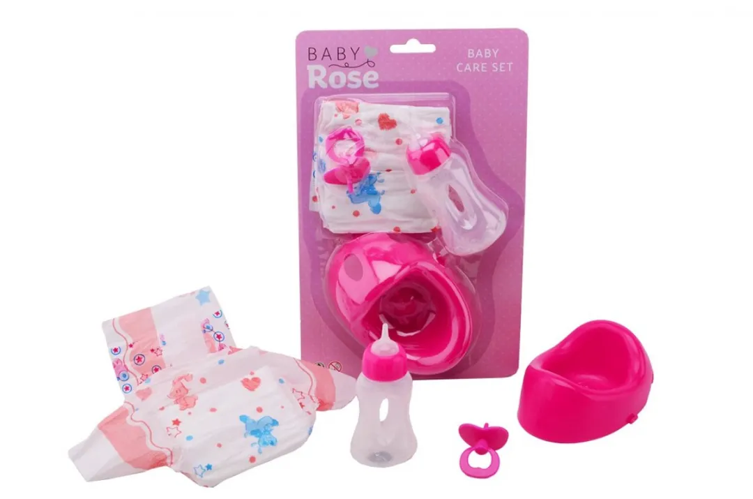 Johntoy Verzorgingset Babypop Roze