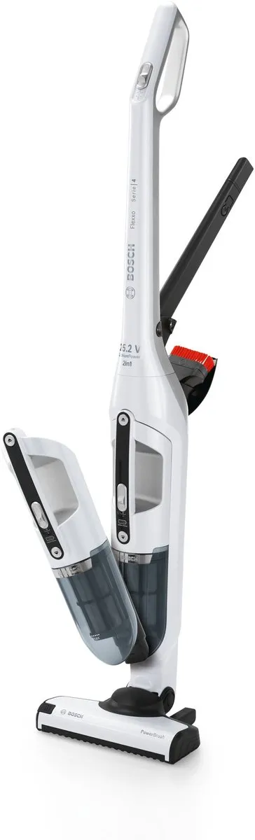 Bosch Flexxo BCH3K255 Steelstofzuiger - Wit