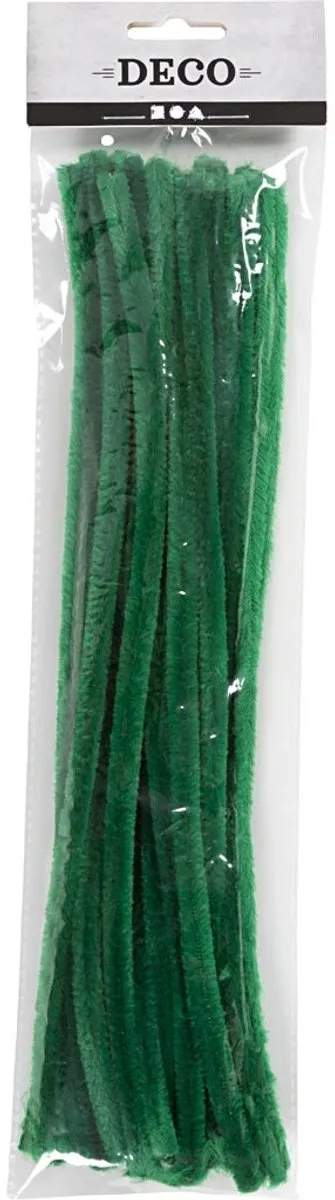 Creativ Company Chenilledraad Donkergroen 9mm - 25 Stuks