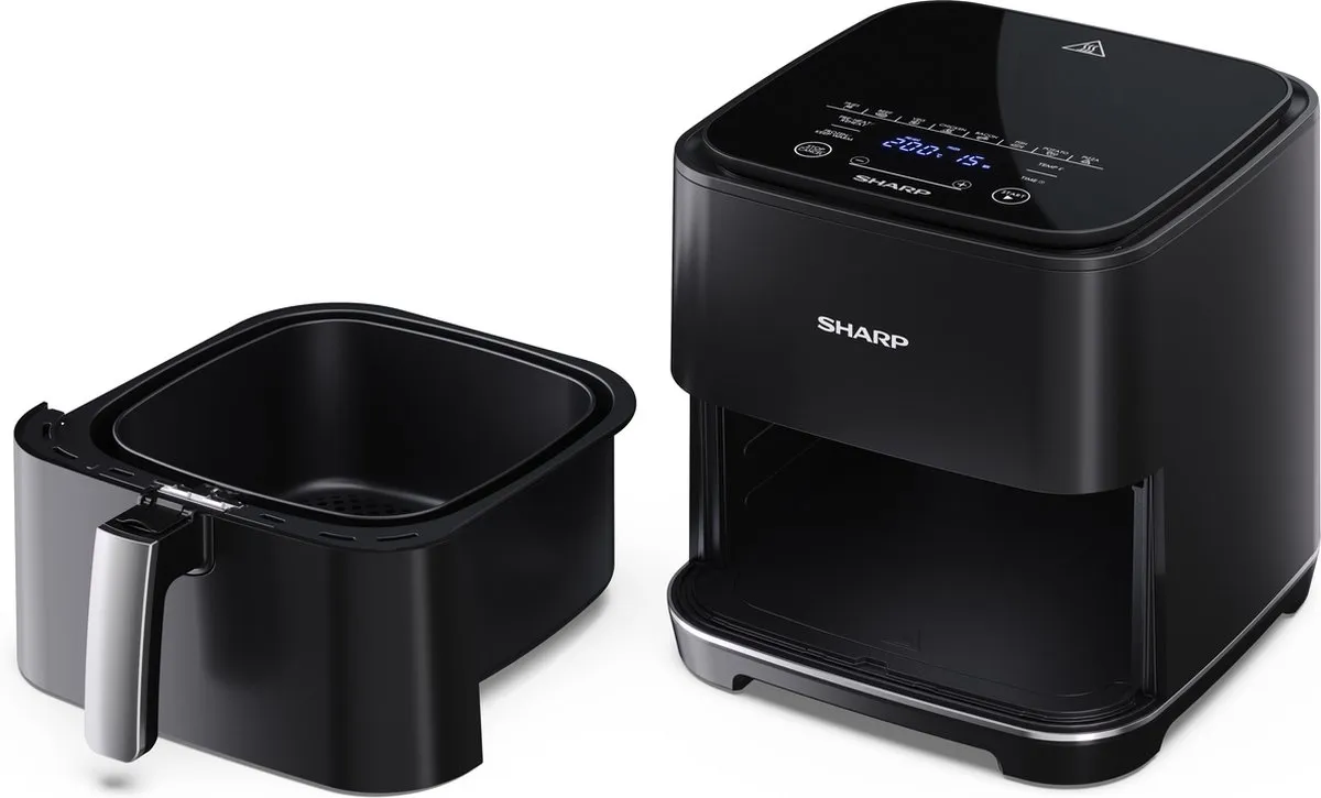 Sharp AF-GS552AE-B Airfryer 1650W - 5.5L - Zwart - afbeelding 6 van 6