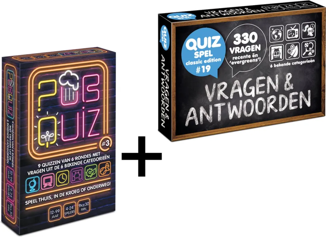 Combi-Deal Pubquiz #3 & Pocket Quiz - 528 Vragen