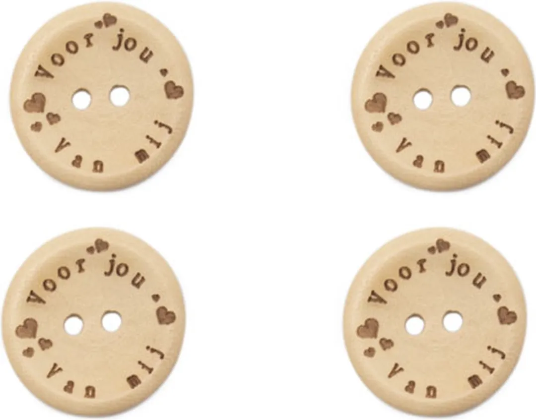 Durable Houten Knopen 20mm