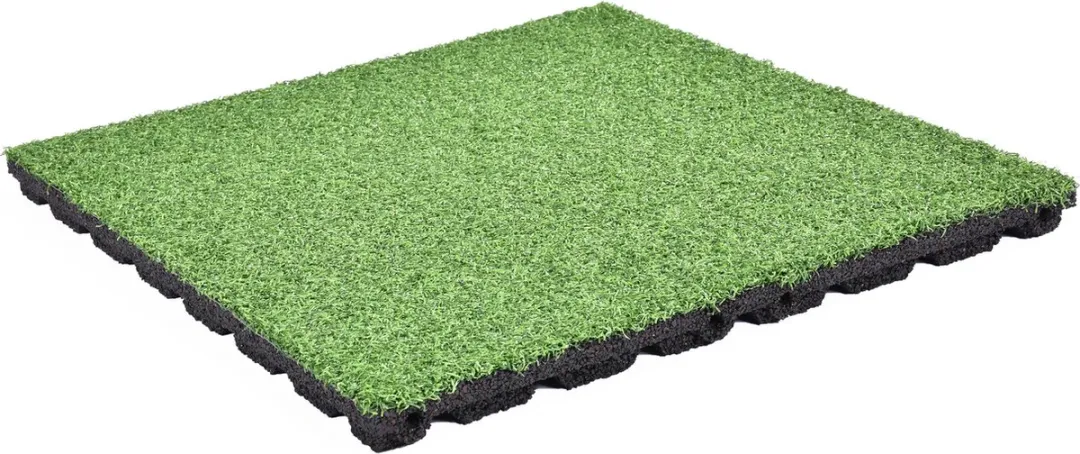 Intergard Kunstgrastegels 500x500x65mm Groen