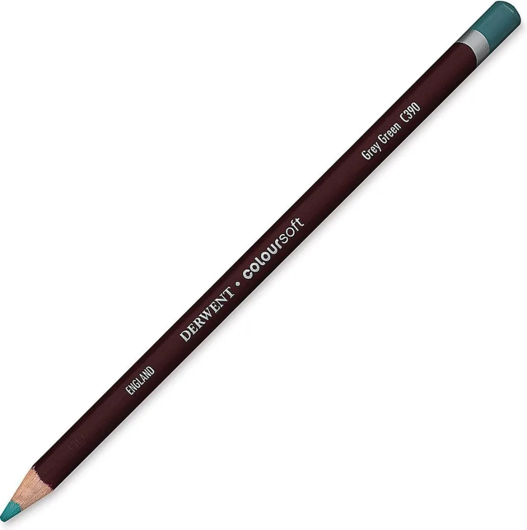 Derwent Coloursoft Potlood Grey Green C390