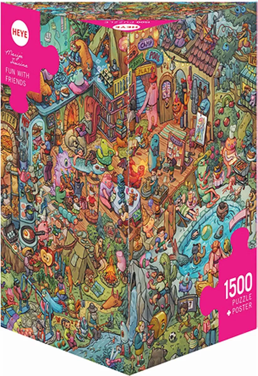 Heye Puzz.Fun+Friends 1500 Multicolor
