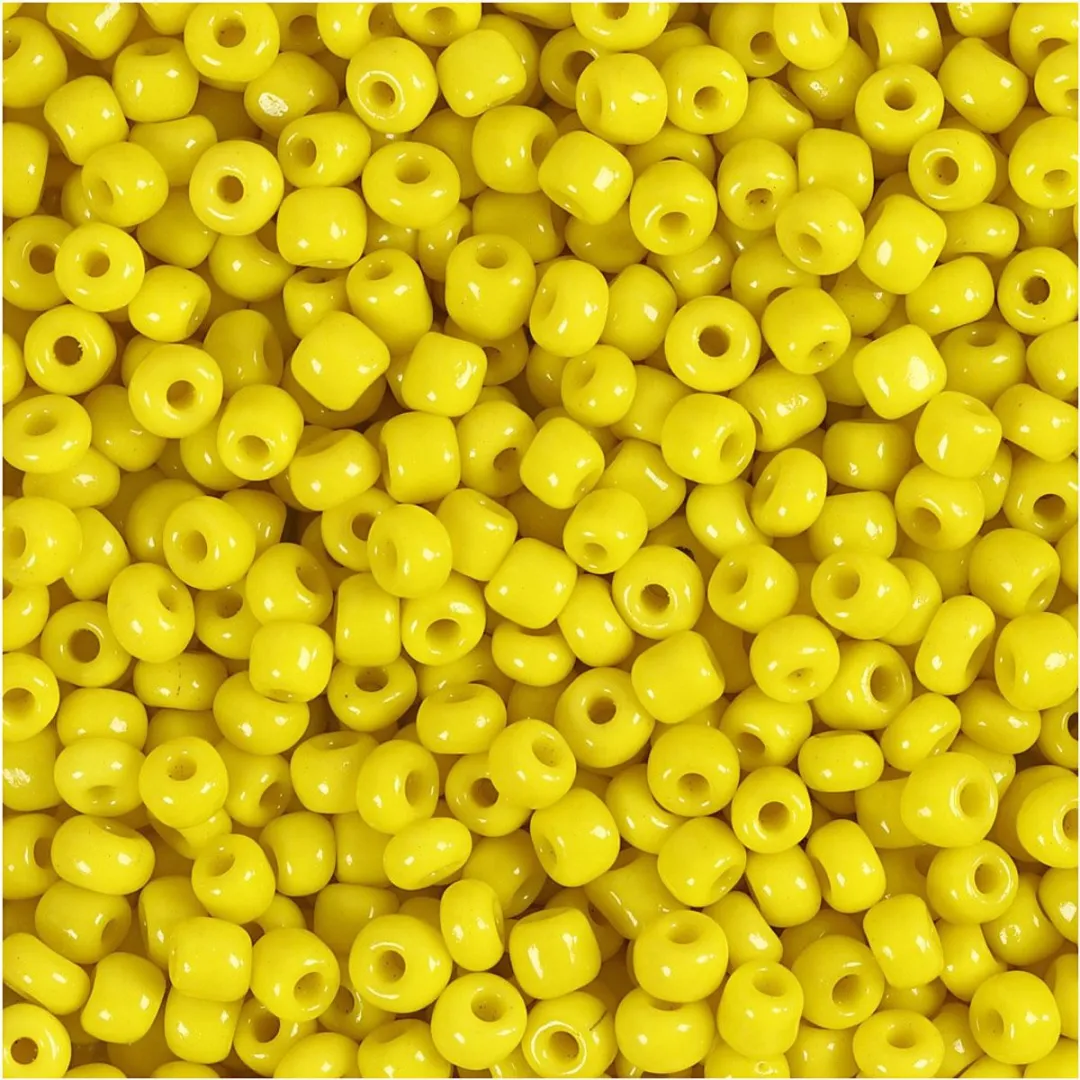 Creativ Company Rocailles 3mm Geel - 25 Stuks