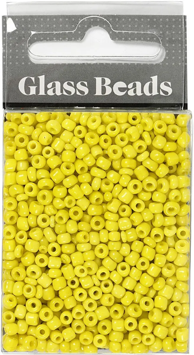 Creativ Company Rocailles 3mm Geel - 25 Stuks