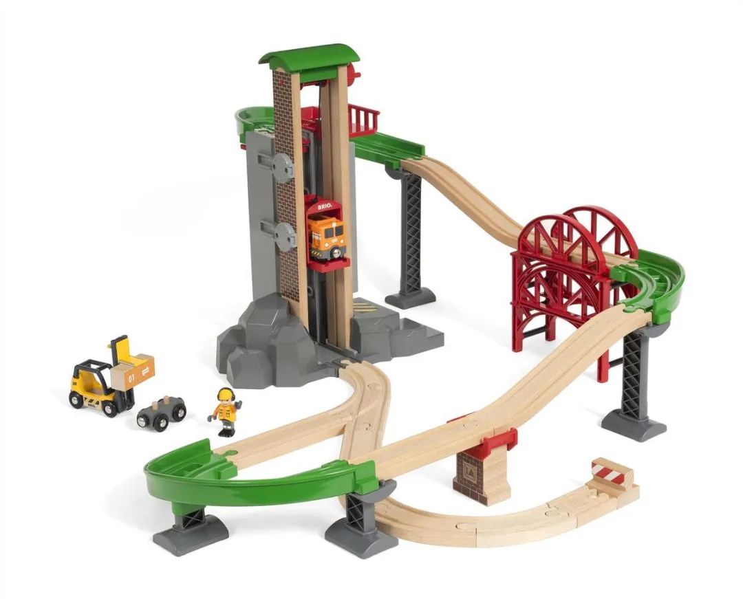 BRIO Lift & Load Set 33887 - 32 Stukken - Multicolor