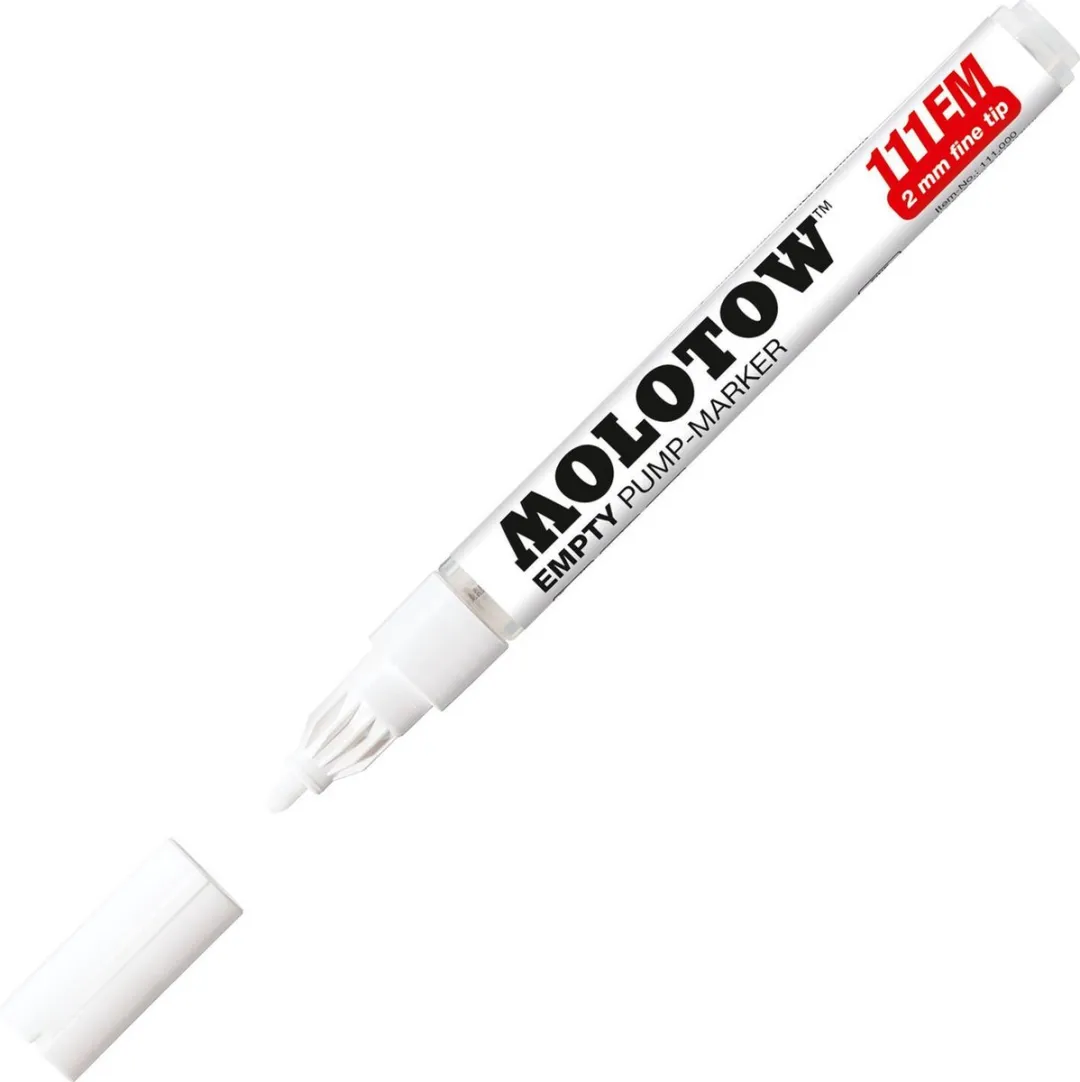 Molotow One4All Refill Marker Mix-Set - 5x30ml Inkt + 6x2mm Markers - Multicolor