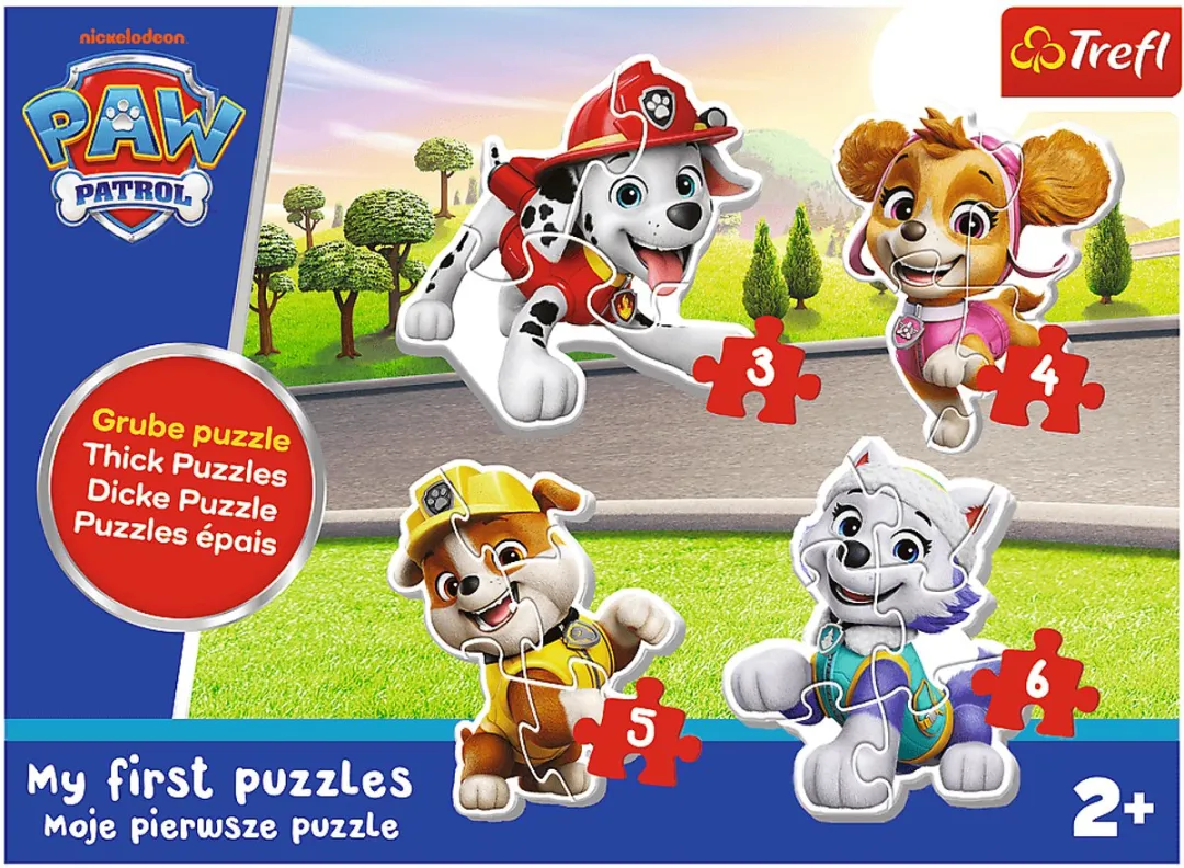 Trefl Stripfiguren Puzzle 6 Stuks - Meerkleurig