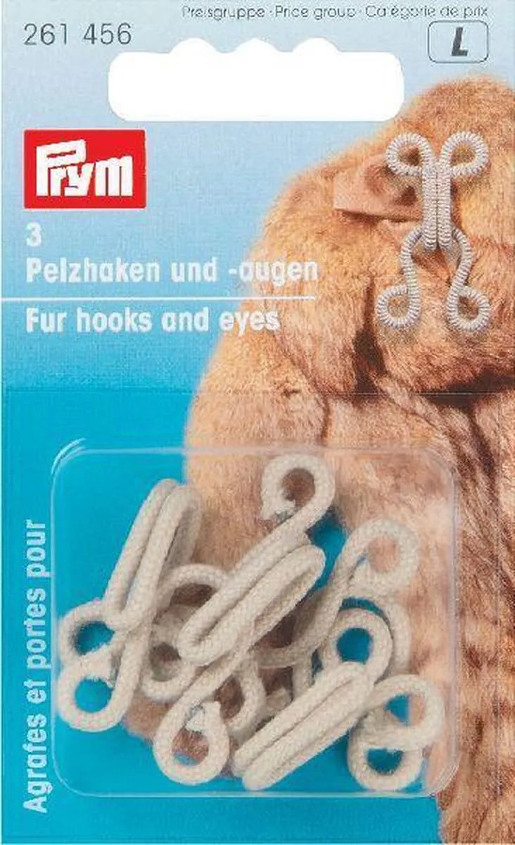 Prym Bonthaken en -ogen Set 3 Stuks - Beige - afbeelding 6 van 6