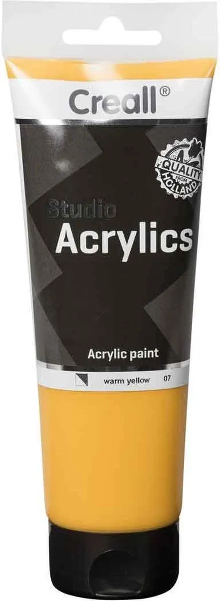 Creall Studio Acrylics Warm Yellow 250ml