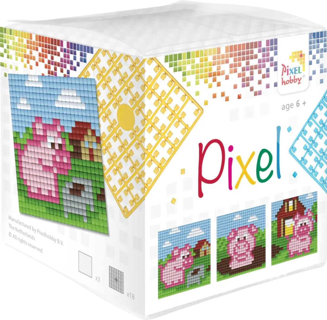 PixelHobby Varkens Kubus 29014