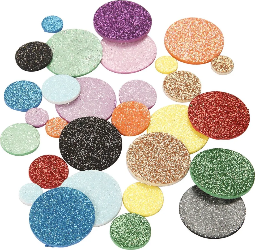 Creativ Company EVA Foam Cirkels - Ø12/20/32mm - 1000 Stuks Multicolor