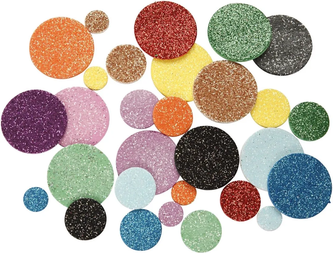 Creativ Company EVA Foam Cirkels - Ø12/20/32mm - 1000 Stuks Multicolor