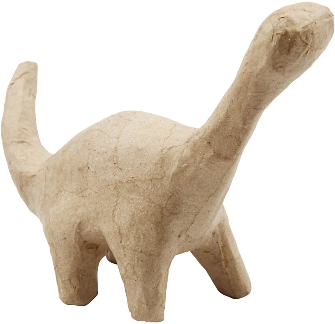 Creativ Company Dinosaurus Decoratie DIY - 12,5x15,5x5,5cm - Bruin