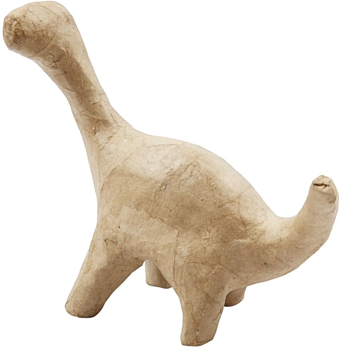 Creativ Company Dinosaurus Decoratie DIY - 12,5x15,5x5,5cm - Bruin