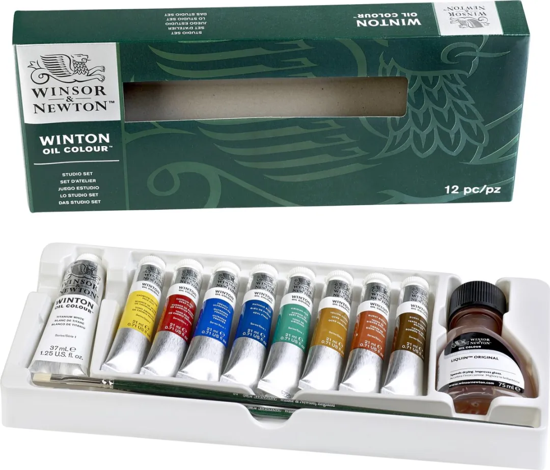 Winsor & Newton Winton Olieverf Studio Set - 4 Kleuren 21ml