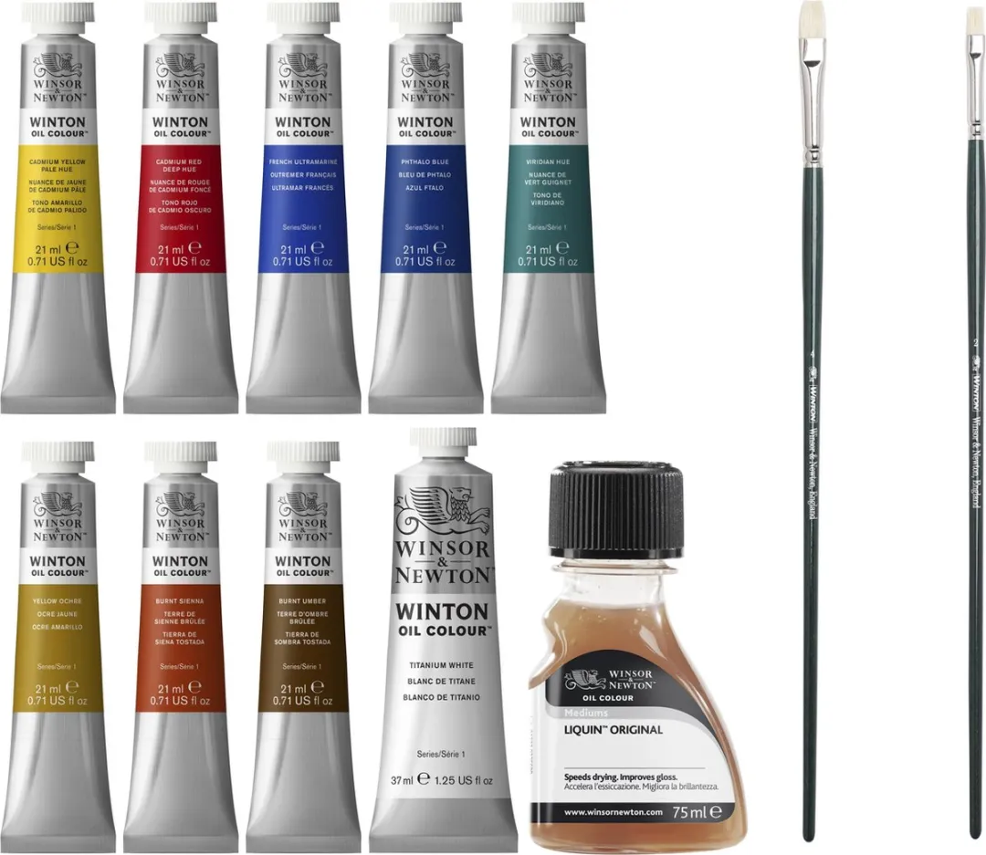 Winsor & Newton Winton Olieverf Studio Set - 4 Kleuren 21ml