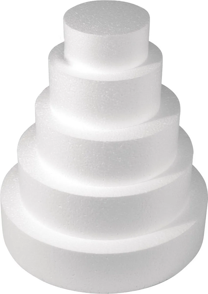 Rayher Piepschuim Taartschijf - 15x7cm Wit