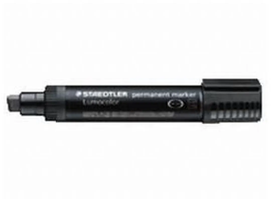STAEDTLER Lumocolor 388 Viltstift 10mm - Zwart - 5 Stuks - afbeelding 3 van 4