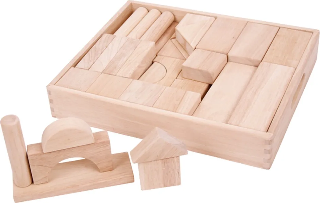 BIGJIGS Bouwblokken 3-delig - Multikleur