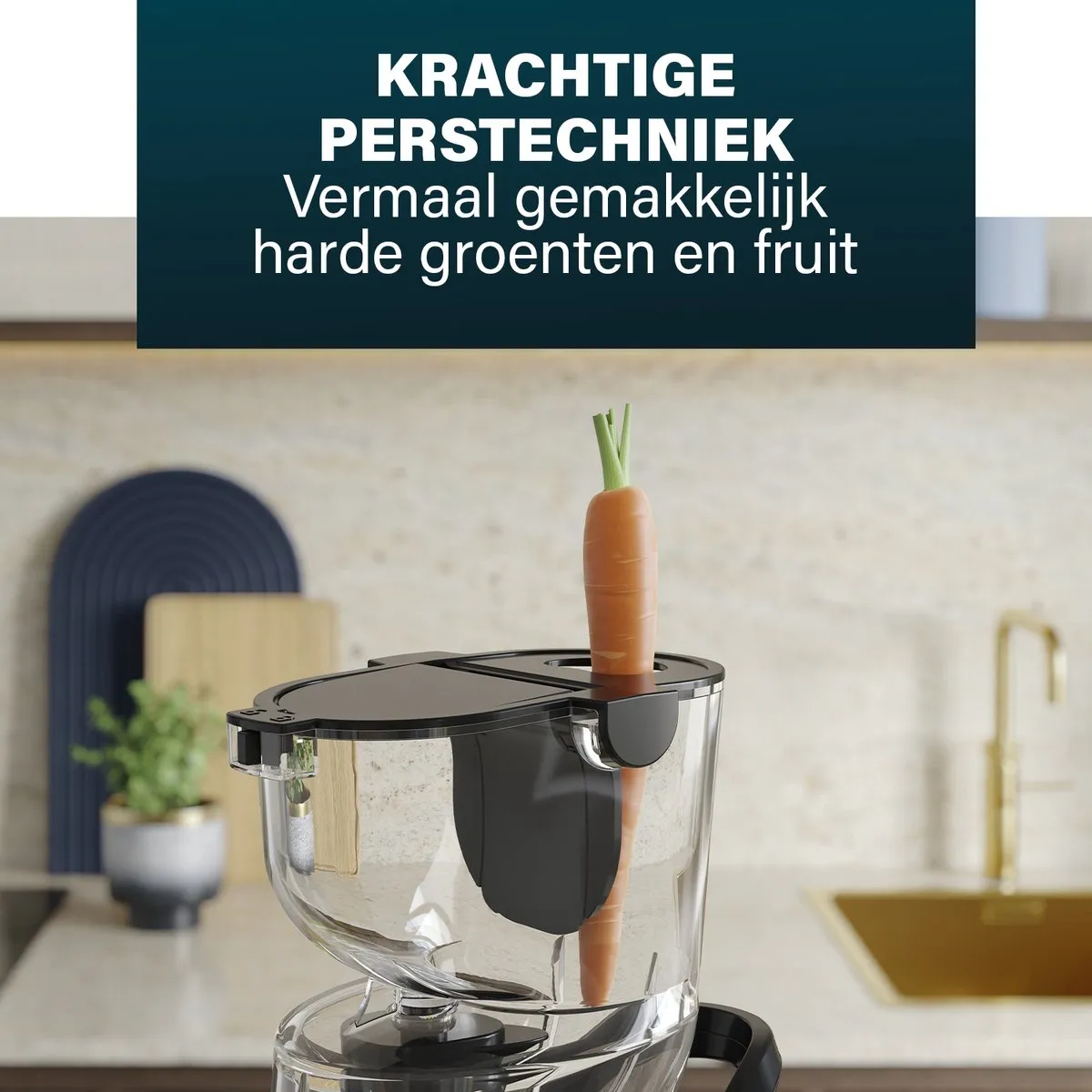 Princess Slowjuicer 202045 – Sapcentrifuge - Juicer - Extra grote vulopening – Hoge sapopbrengst