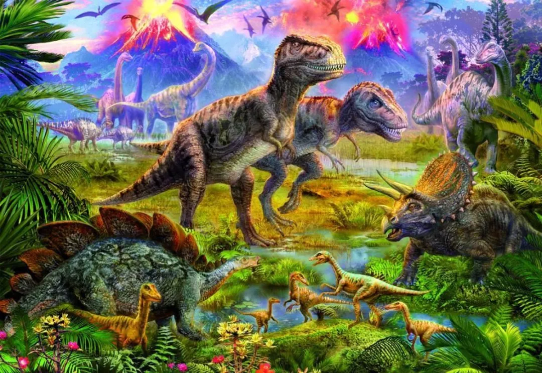 Educa Dinosaur Gathering Puzzel 500 Stuks - Meerkleurig