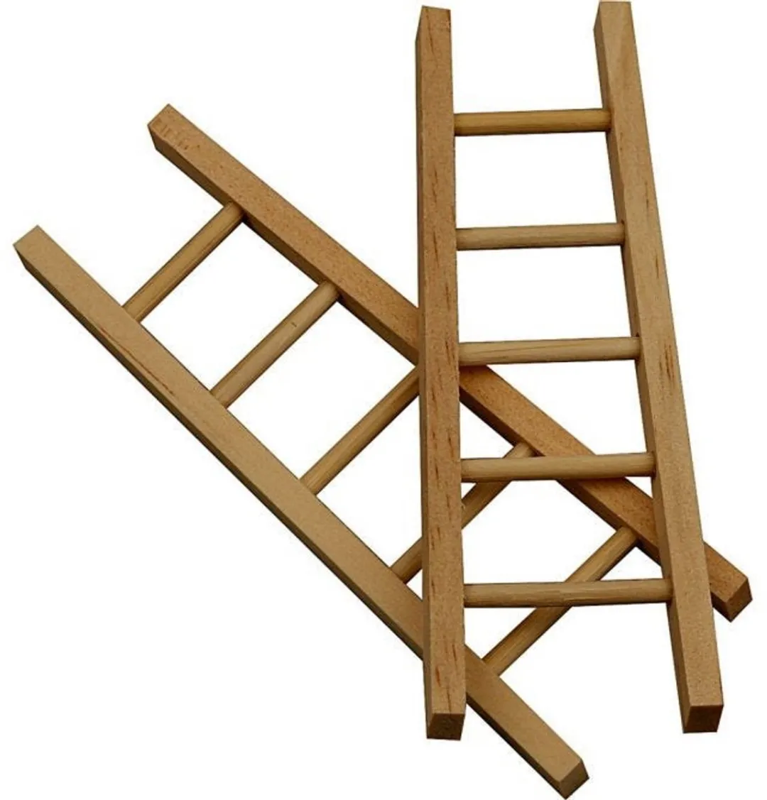 Creativ Company Grenen Ladders 10x3,5cm - 6 Stuks