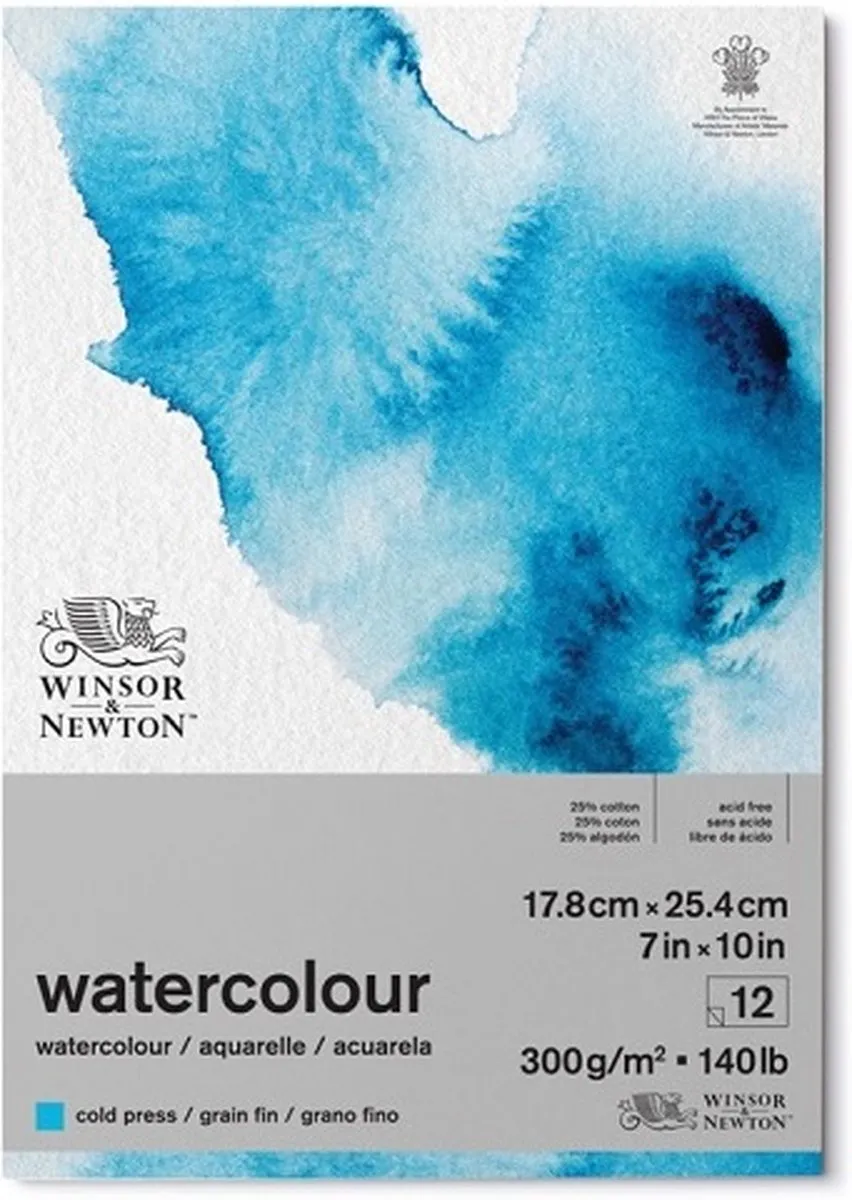 Winsor & Newton Watercolor Blok 12 Vel