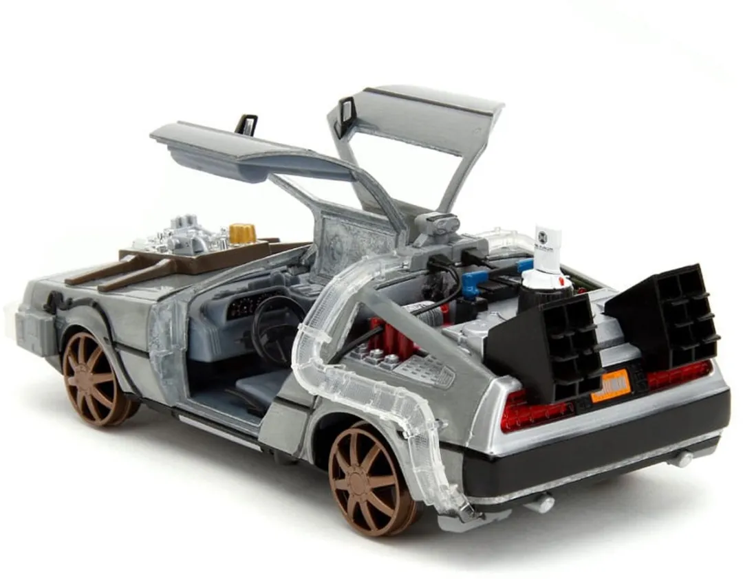 Jada Toys Back to the Future DeLorean 1/24 Diecast Model - Multi