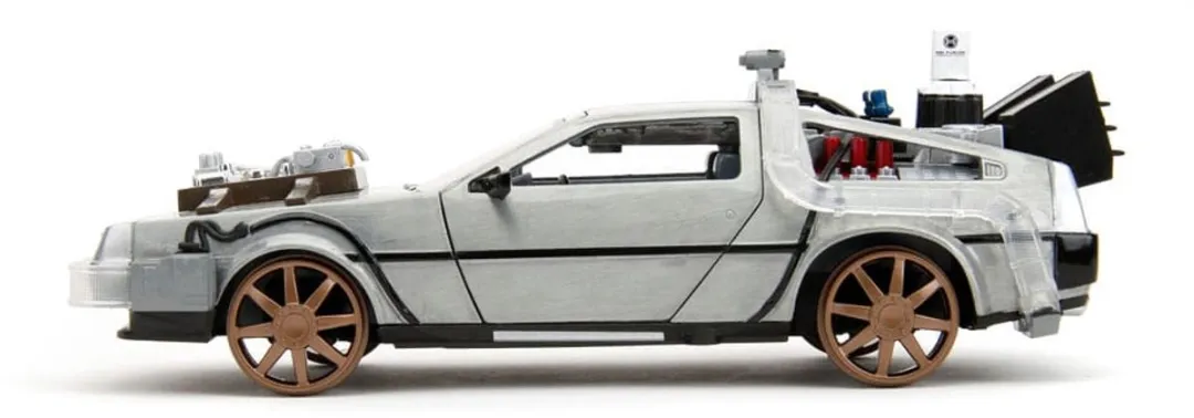 Jada Toys Back to the Future DeLorean 1/24 Diecast Model - Multi