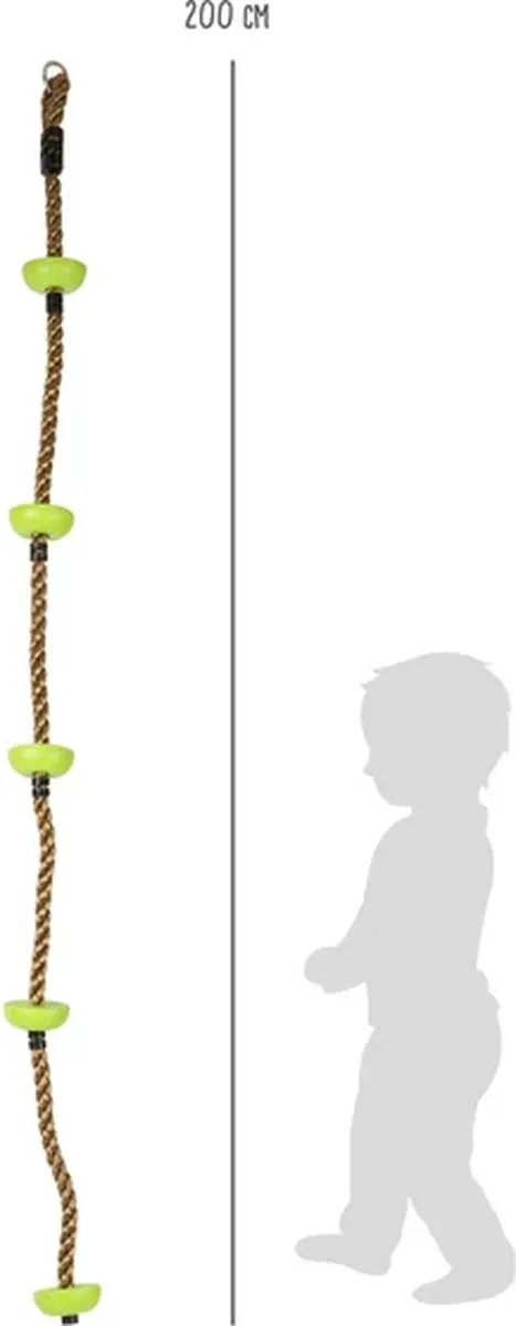 Small Foot Klimtouw 200cm - Groen