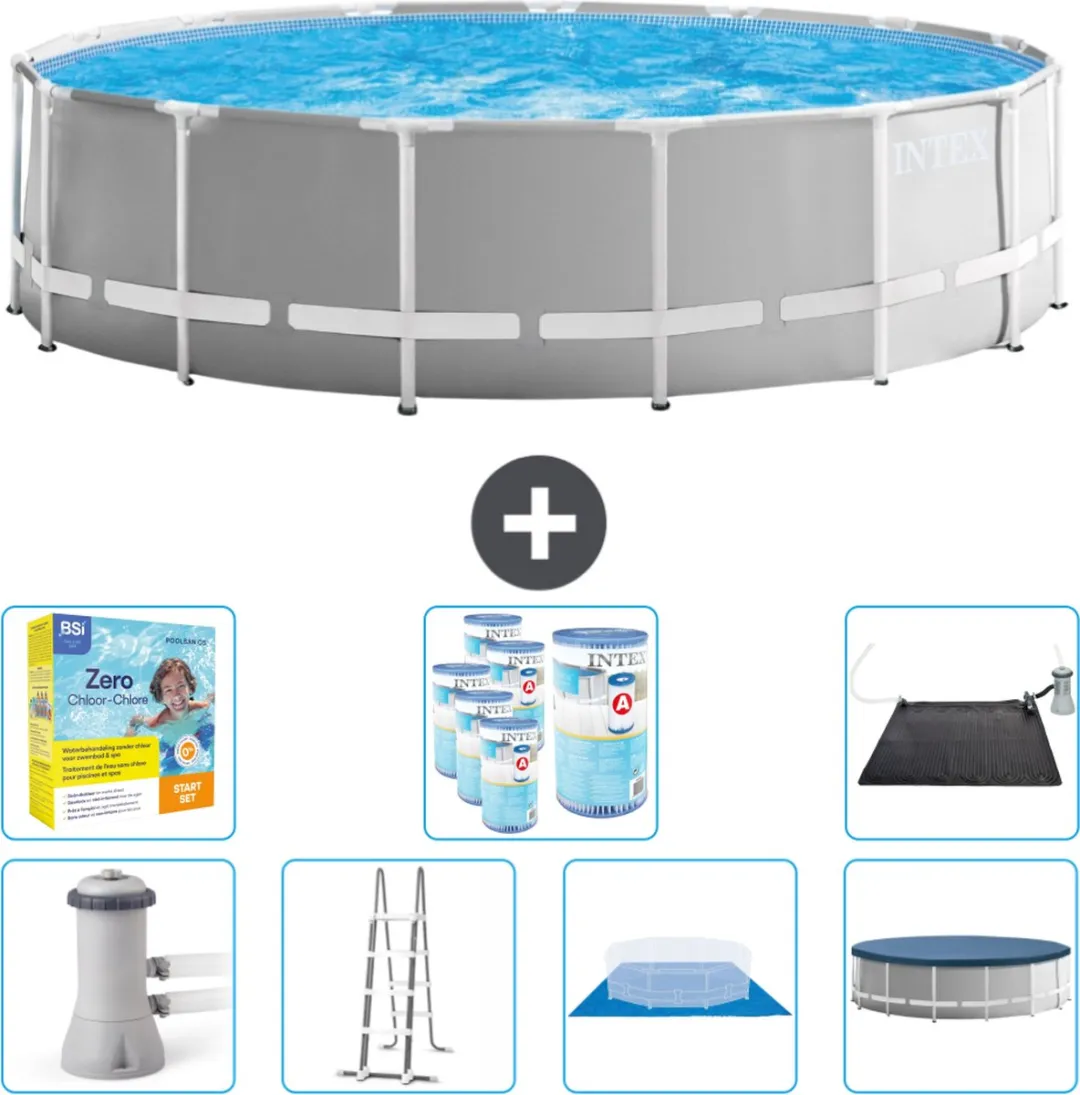 Intex Rond Prism Frame Zwembad 457cm