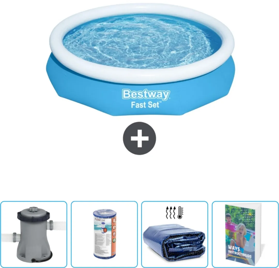Bestway Fast Set Rond Zwembad 305x66cm