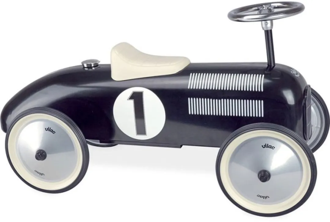 Vilac Metalen Loopwagen Vintage Zwart 1121