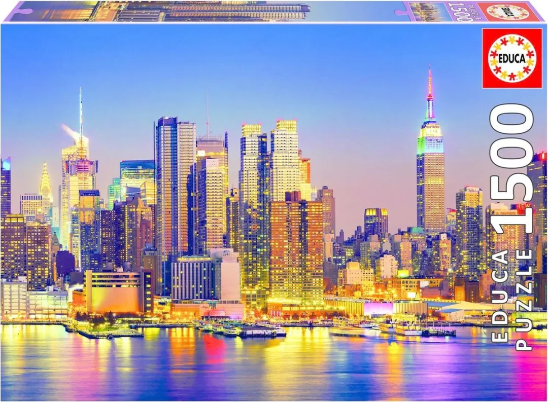 Educa Manhattan bij Nacht Legpuzzel 1500 Stuks