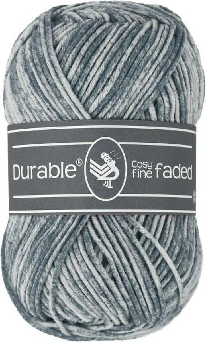 Durable Cosy Fine Faded Silver Grey