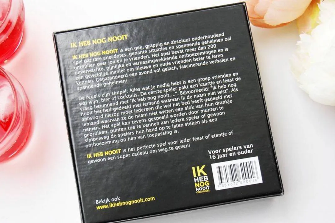 Ik heb nog nooit... gezelschapsspel - kaartspel voor volwassenen