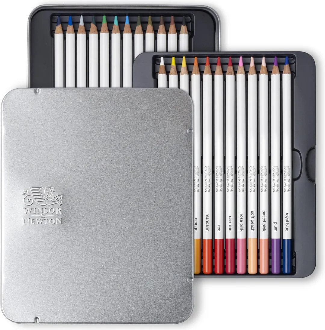 Winsor & Newton Studio Collection Waterverfpotloden 24 Stuks - Dikcores