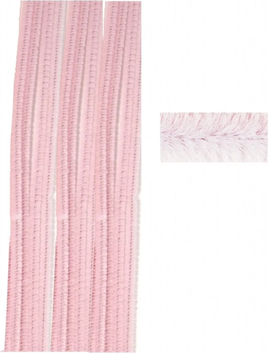 Rayher Chenilledraad Roze - 30 Stuks