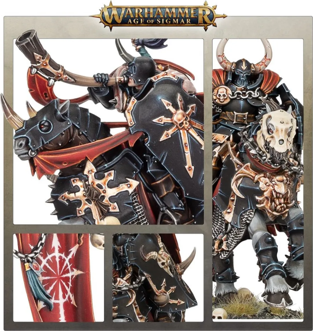 Games Workshop Slaves to Darkness Chaos Knights 74-delig - afbeelding 6 van 6