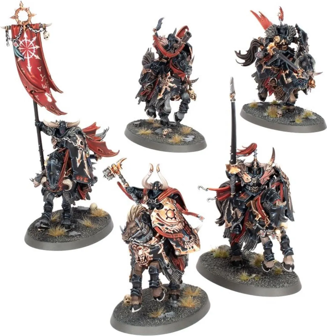 Games Workshop Slaves to Darkness Chaos Knights 74-delig