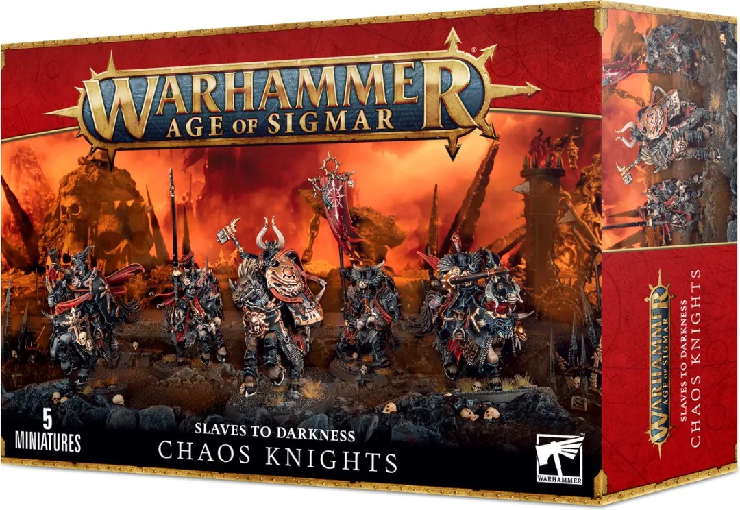 Games Workshop Slaves to Darkness Chaos Knights 74-delig