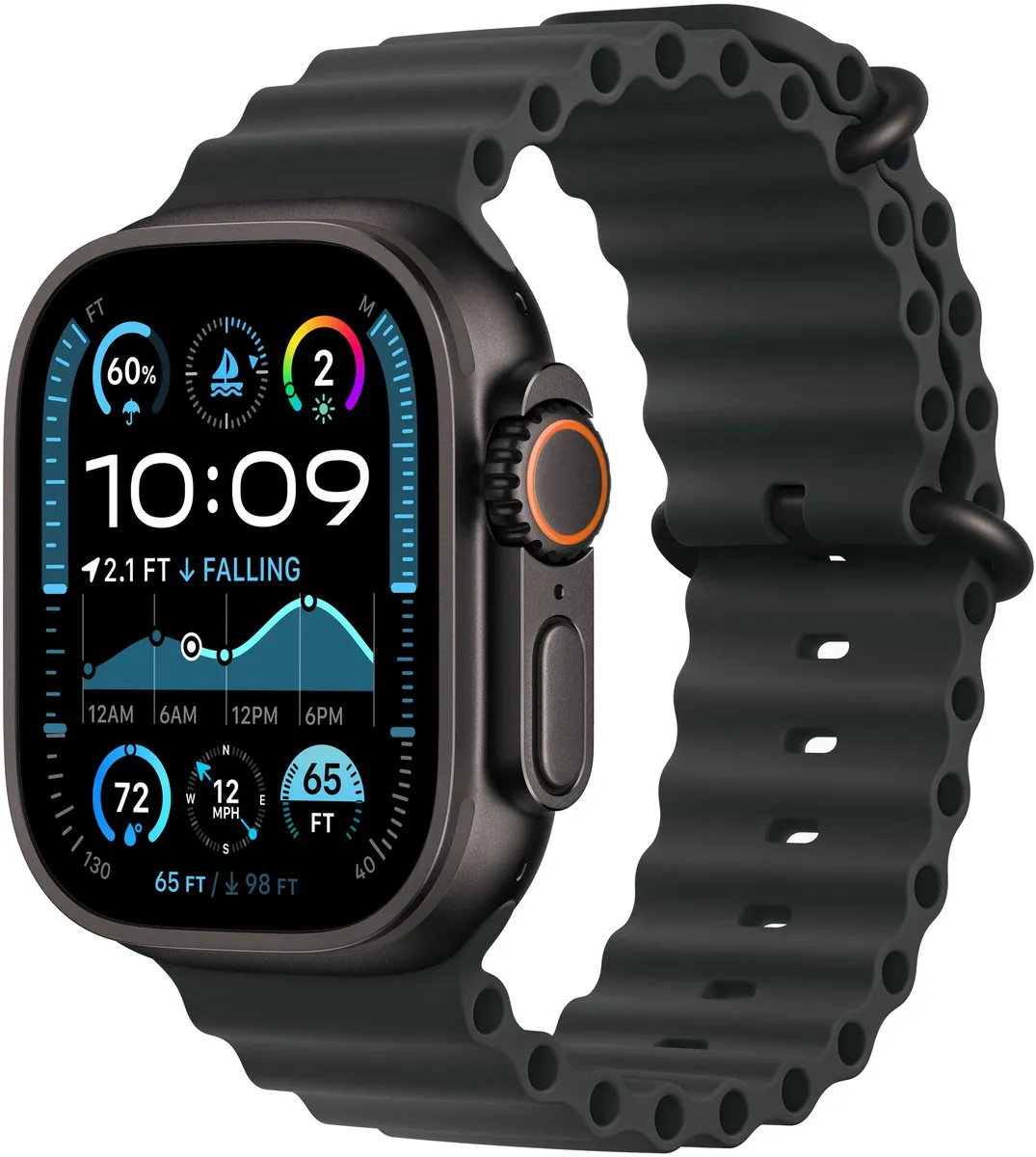 Apple Watch Ultra 2 49mm - Zwart Titanium