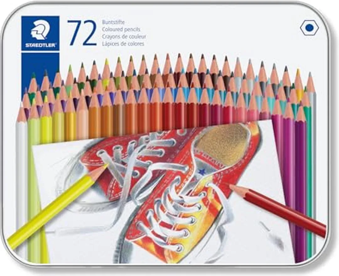 STAEDTLER Houtvrij Kleurpotlood 72-delig - Metal Etui