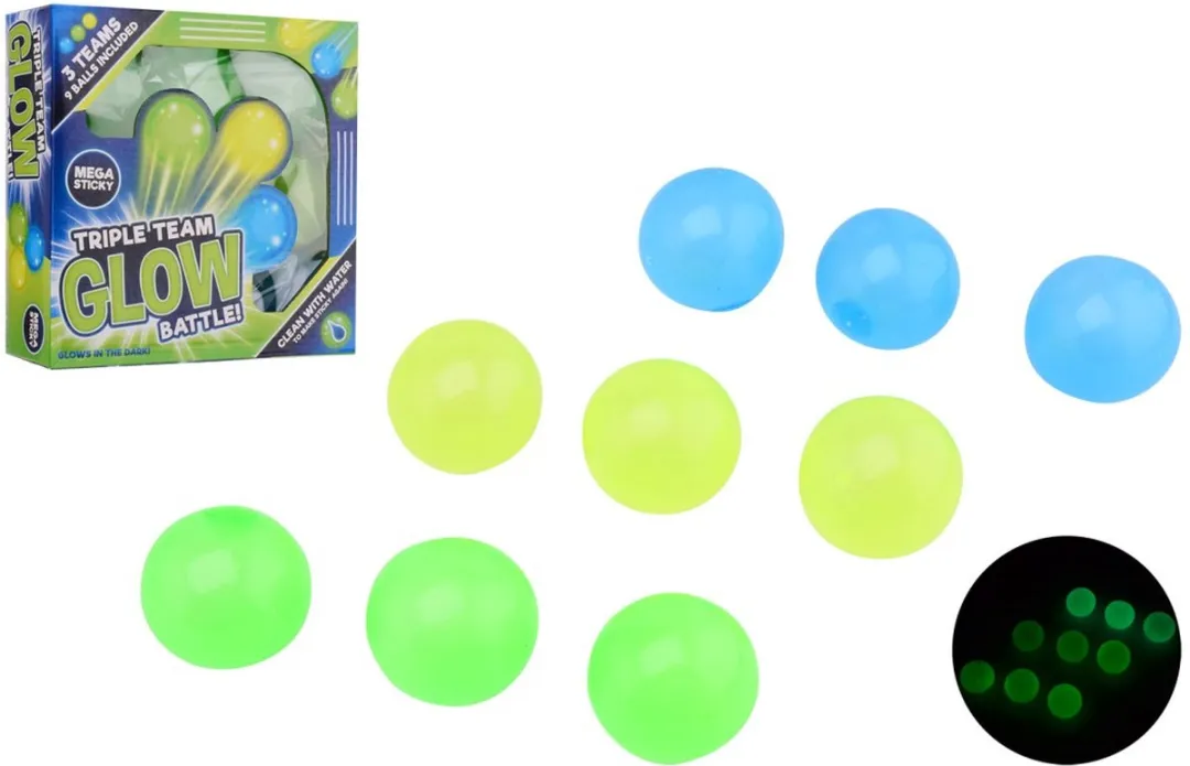 Johntoy Sticky Glow Ballen Set 24479